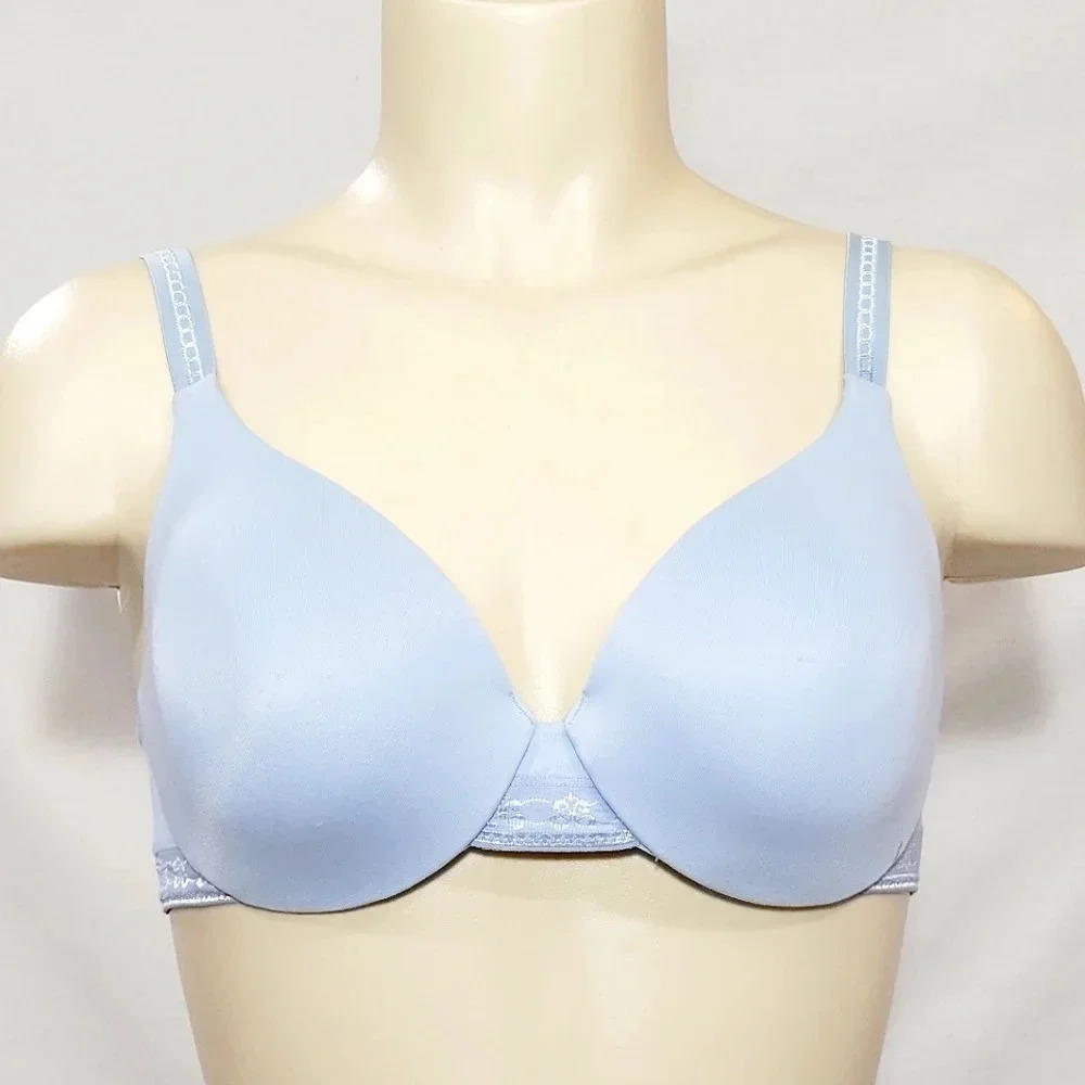 Vanity Fair 75-312 Body Soft Contour Underwire Bra 34C Blue Gently Pre-owned, E